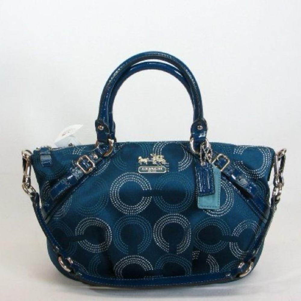Coach Teal  Turquoise Handbag